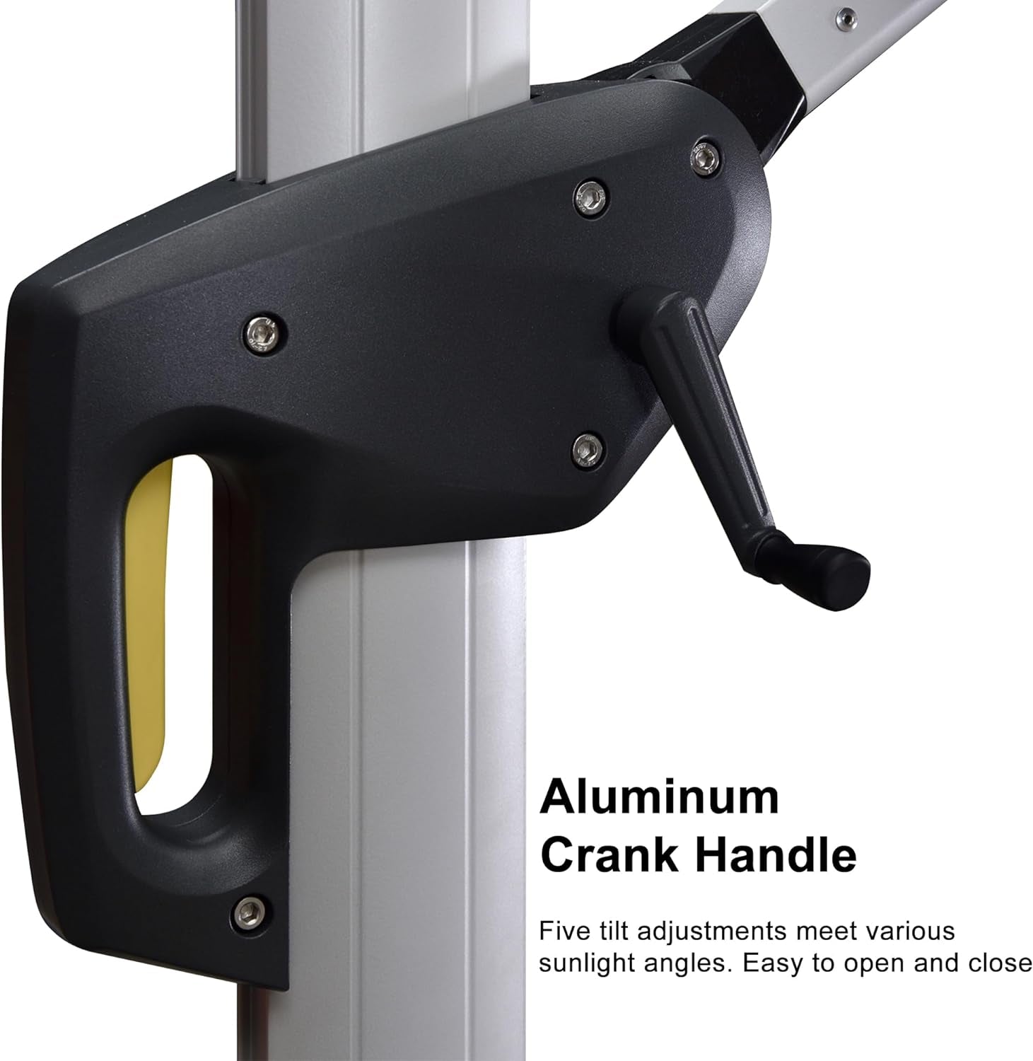 12 Feet Double Top round Deluxe Patio Umbrella Offset Hanging Umbrella Outdoor Market Umbrella Garden Umbrella, Black